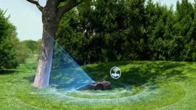 Rasenroboters ohne Begrenzungsdraht