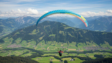 Tandem-Gleitschirmfliegen für Anfänger