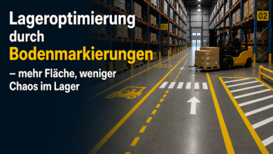 Lageroptimierung durch Bodenmarkierungen